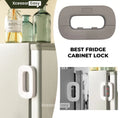 Fridge cabinet lock