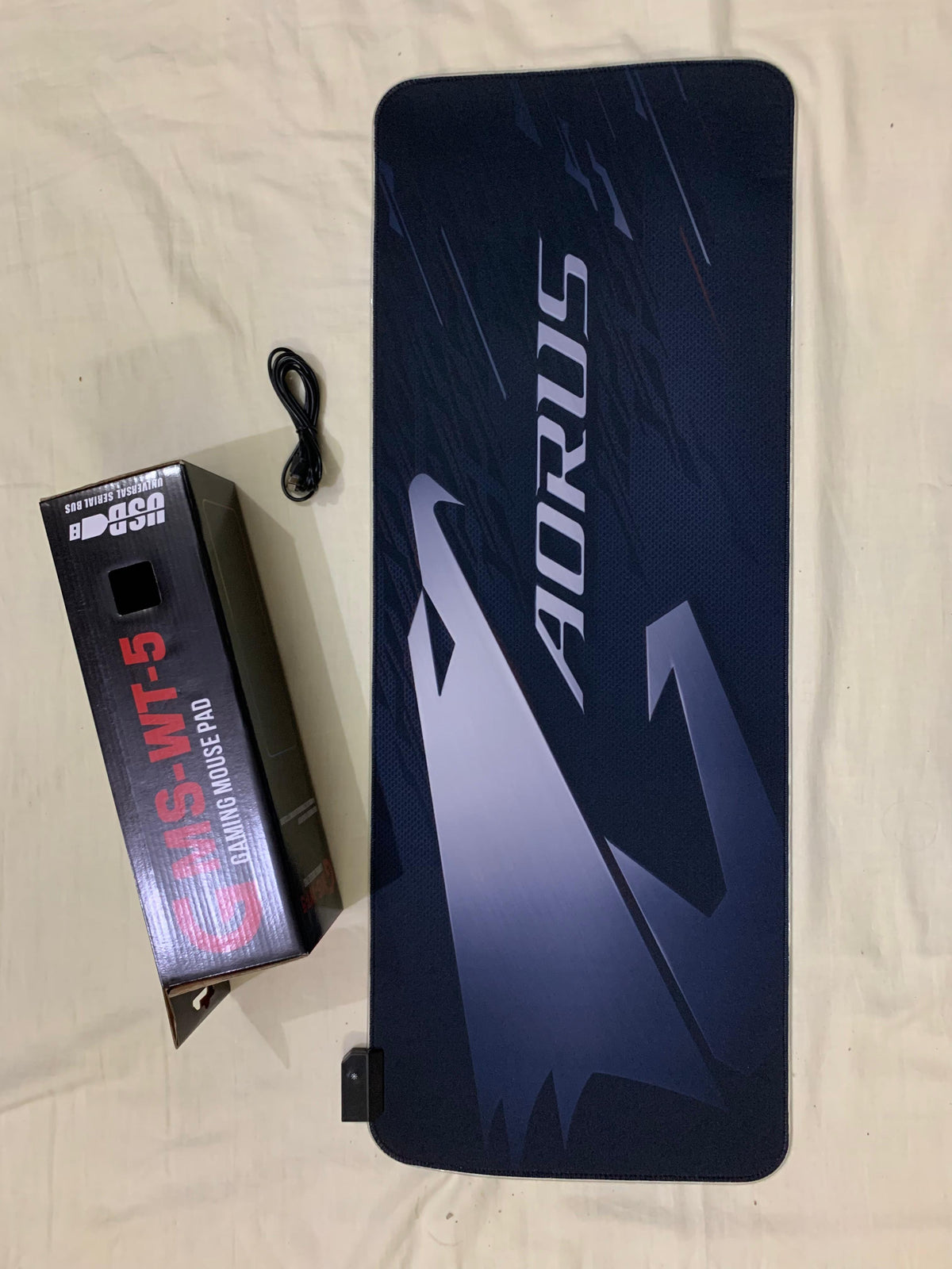 AORUS Gaming Mouse Pad with packaging