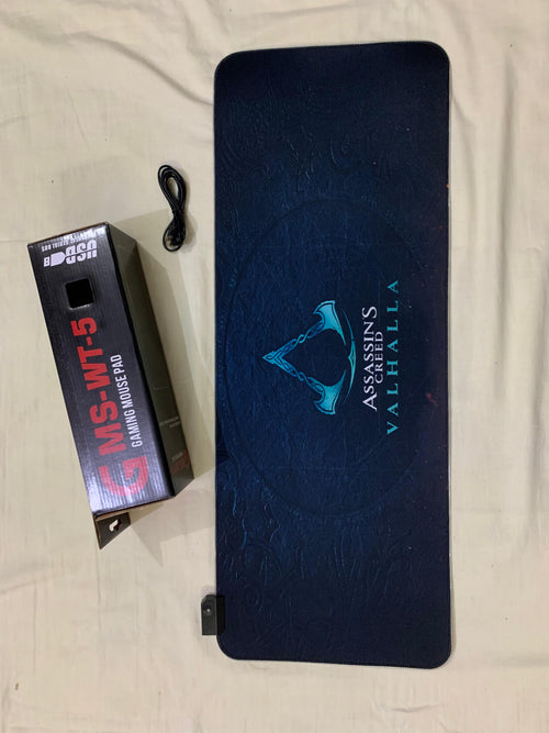 Assassin's Creed Valhalla Gaming Mouse Pad with packaging