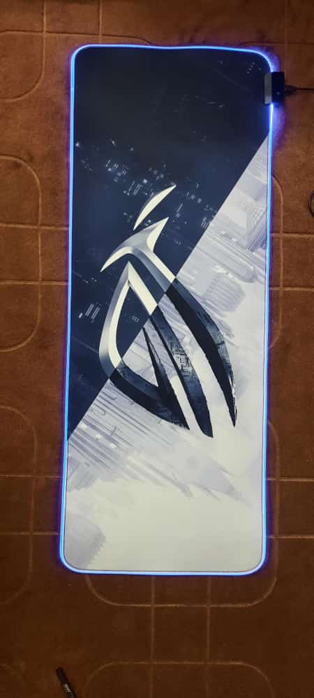 ROG Cyberpunk Eye Gaming Mouse Pad vertical view