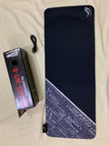 ROG Minimal Pattern Gaming Mouse Pad with packaging